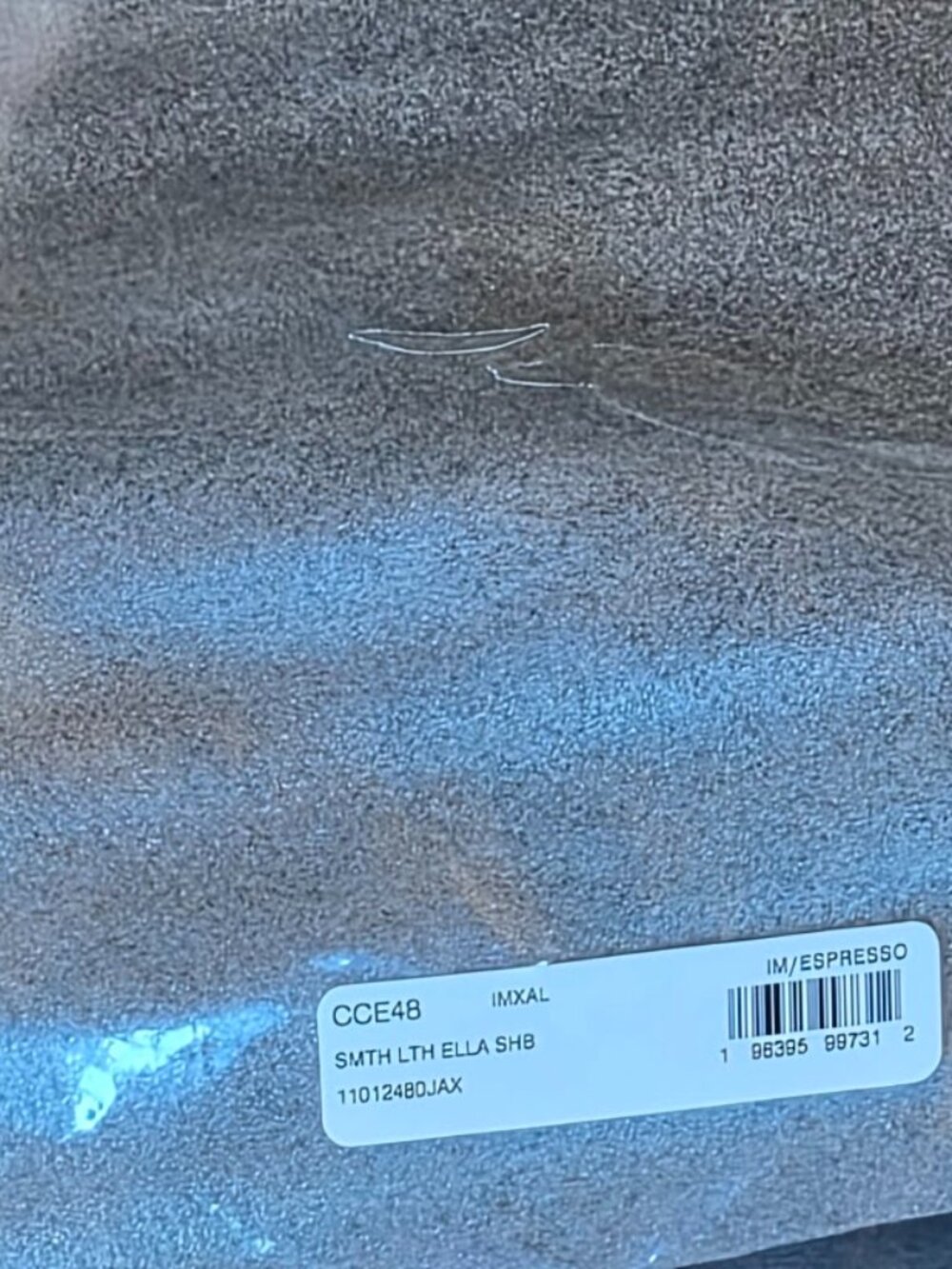 Coach Ella Shoulder Bag Gold Espresso with Leather Loop Key Fob CCE48 Unopened! - Picture 4 of 15